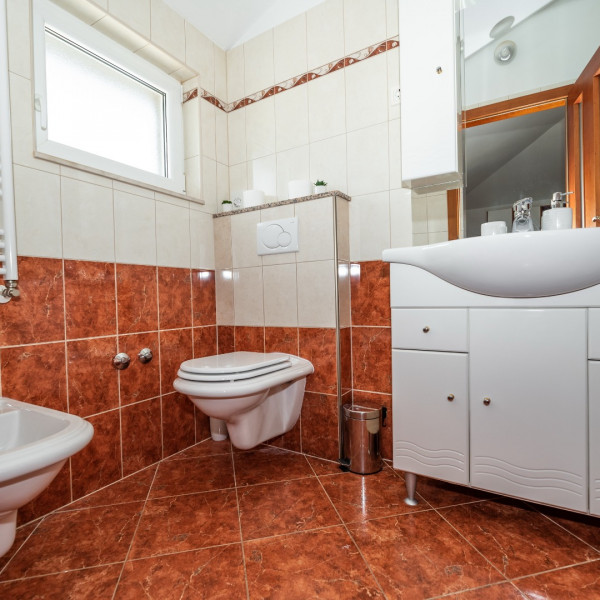 Bagno / wc, Villa Heaven, Villa Heaven con piscina riscaldata e taverna, Zemunik Donji, Dalmazia, Croazia Zemunik Donji